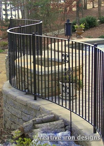 Iron Pool Railing Creative Iron Designs